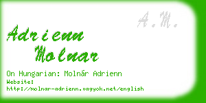 adrienn molnar business card
