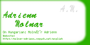 adrienn molnar business card